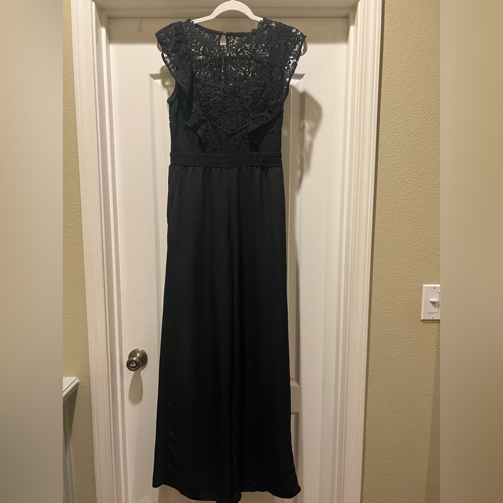 Black Lace Jumpsuit